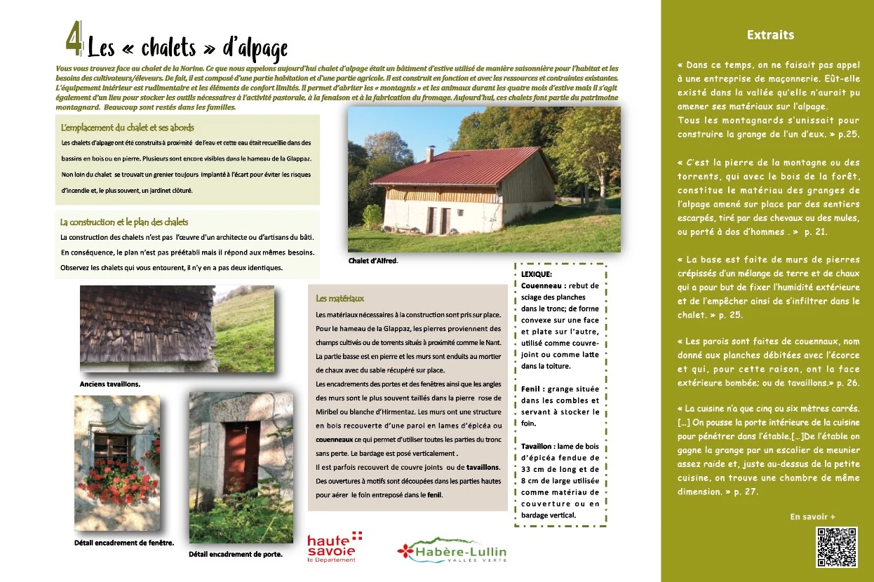étape 4 - Chalets d'alpage