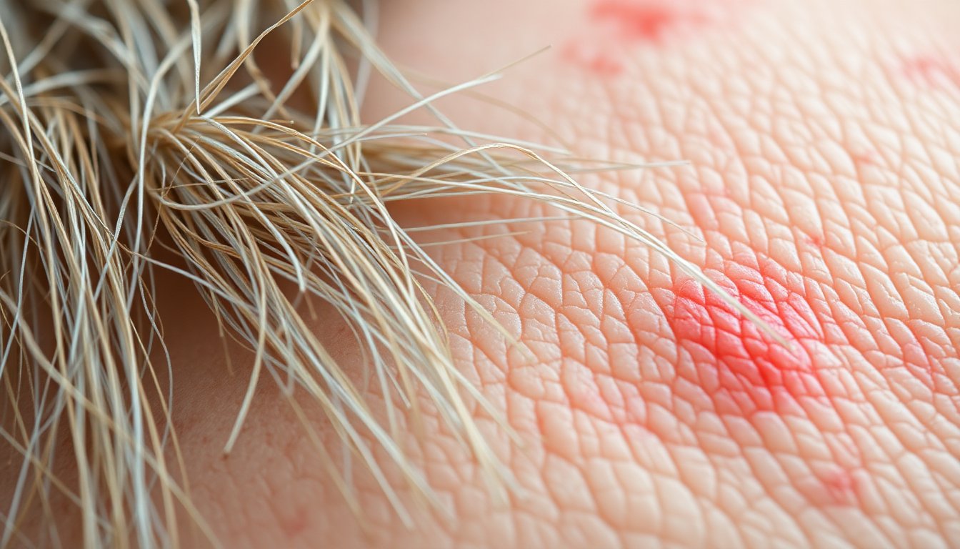 Danni del cloro su capelli secchi e pelle irritata sotto la doccia