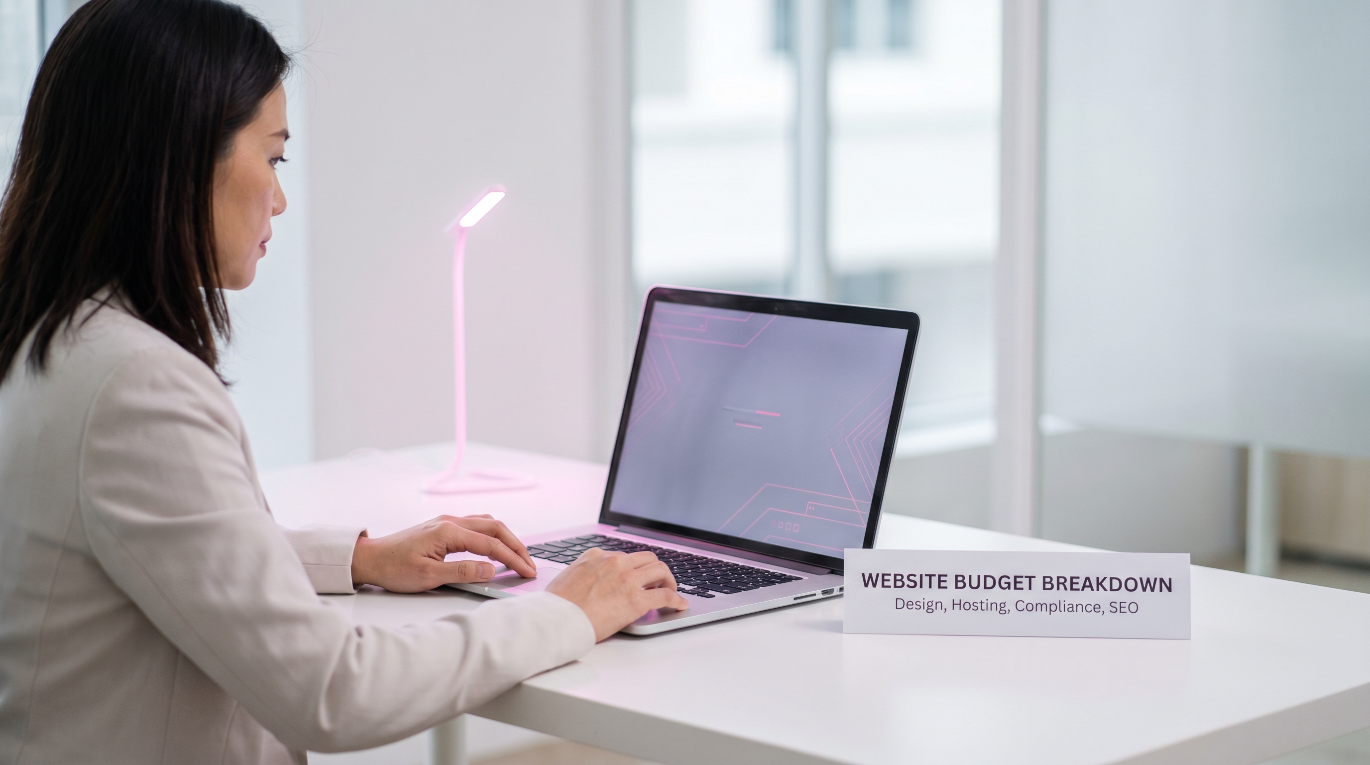 A budget breakdown for a Malaysian clinic website investment.