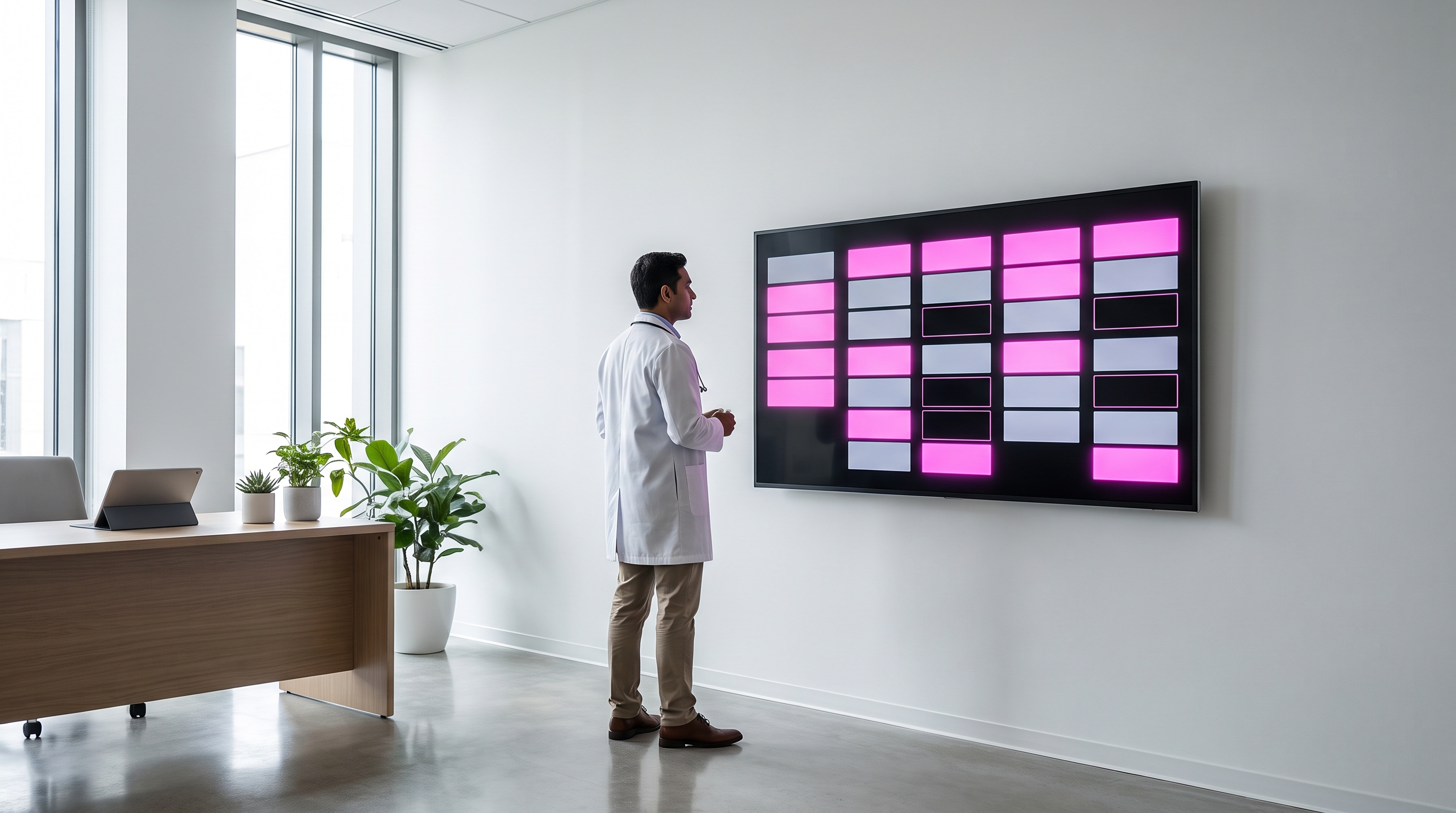 Comparison of healthcare scheduling software features in a professional clinic.