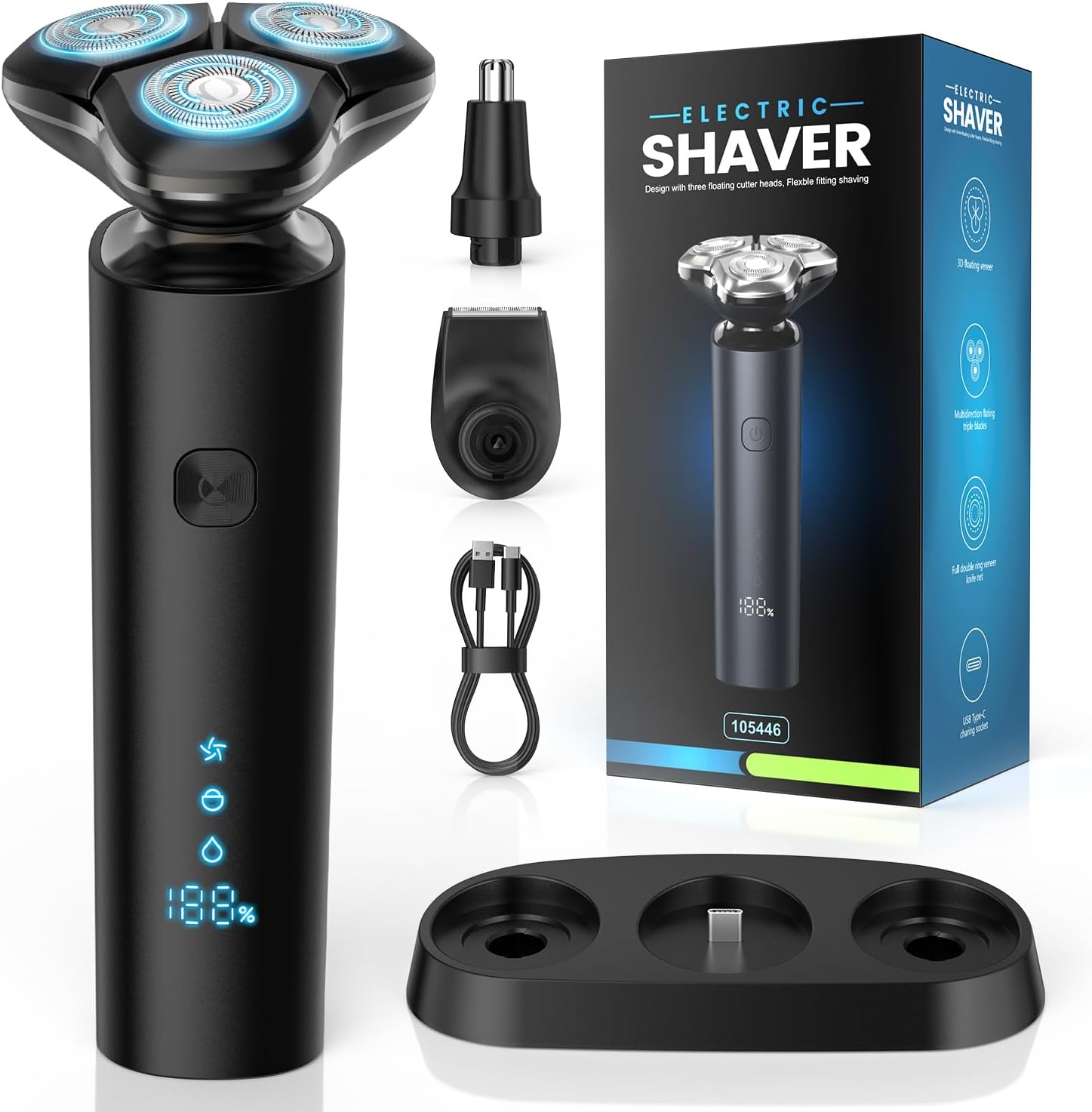 Etrobot Rasoirs Electriques Homme
