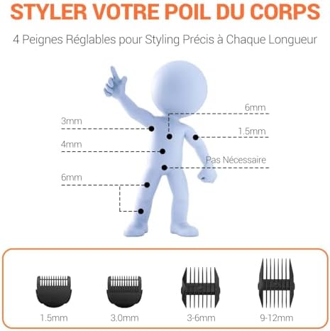 Vue 6 de Manspot Tondeuse Corps Homme