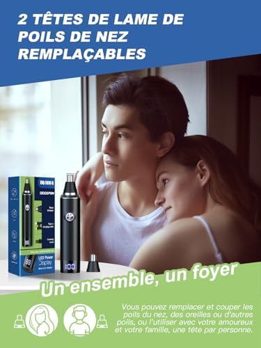 Vue 3 de Tondeuse Nez Oreilles Homme