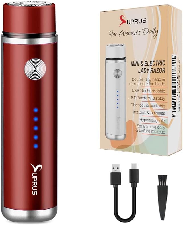 Suprus Rasoir Electrique Rechargeable