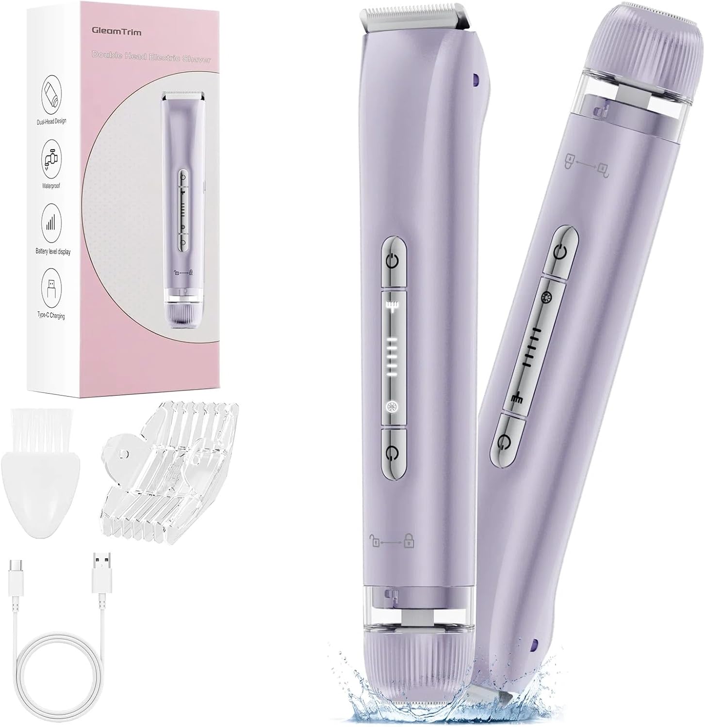 Gleamtrim Rasoir Electrique Femme