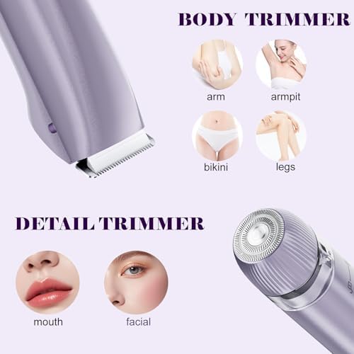 Vue 3 de Gleamtrim Rasoir Electrique Femme