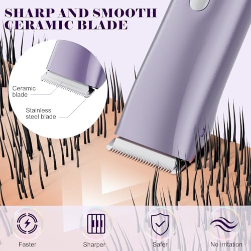 Vue 4 de Gleamtrim Rasoir Electrique Femme