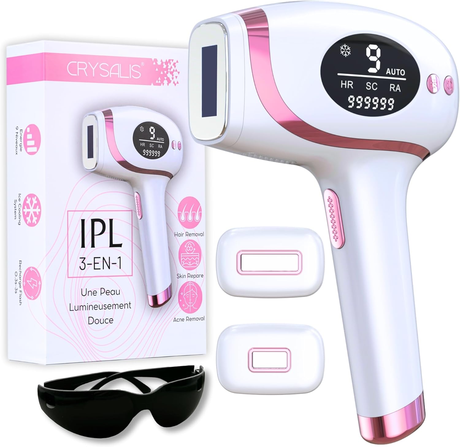 Crysalis Epilateur Lumiere Pulsee