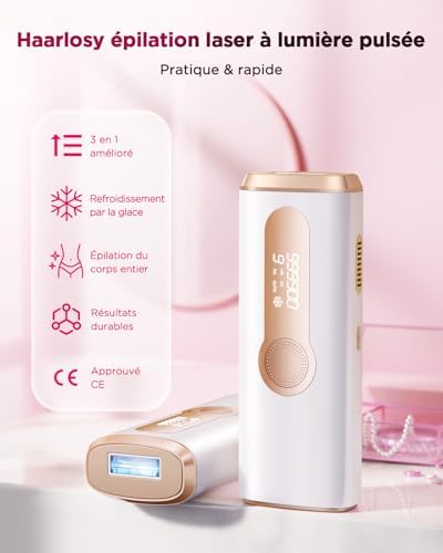 Vue 2 de Haarlosy Epilateur Lumiere Pulsee