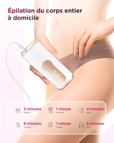 Vue 5 de Haarlosy Epilateur Lumiere Pulsee
