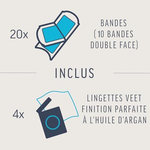 Vue 4 de Veet Expert Bandes De