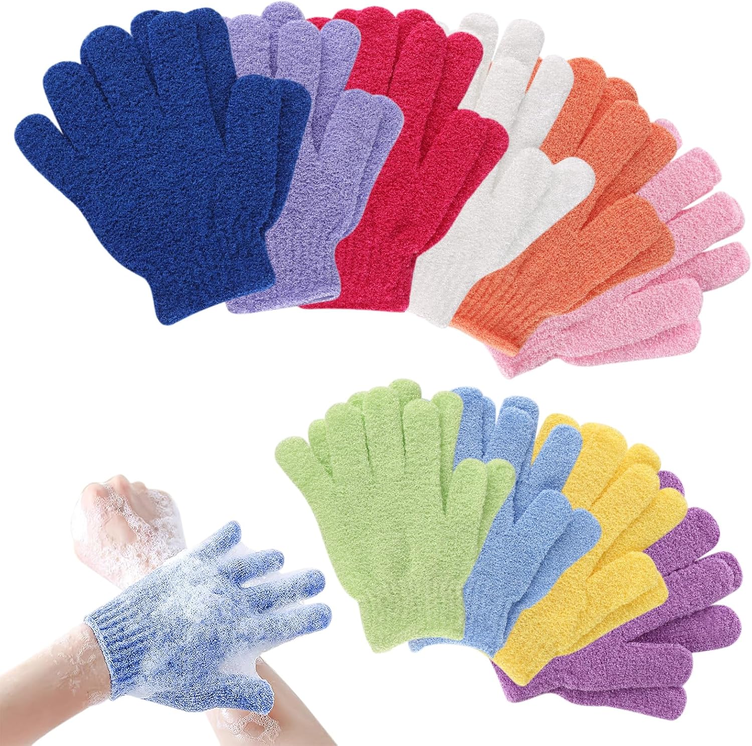 Lot De Gants Exfoliants