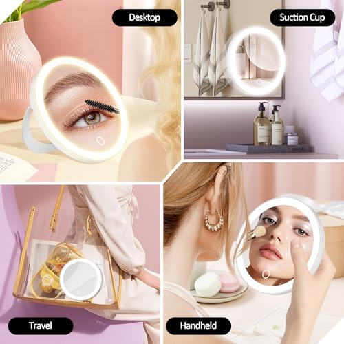 Vue 5 de Miroir Cosmetique Avec Eclairage