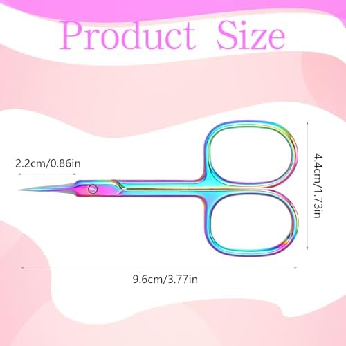 Vue 6 de Ciseaux Cuticules Courbes