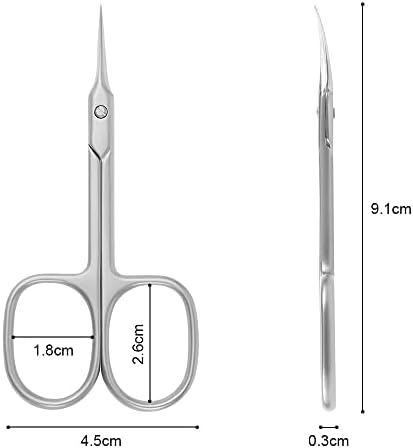 Vue 2 de Uraqt Ciseaux Cuticules