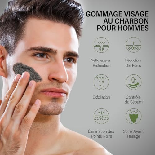 Vue 2 de Gommage Visage Pour Hommes