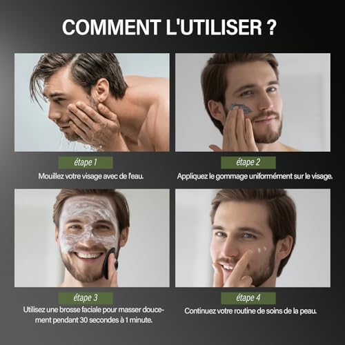 Vue 6 de Gommage Visage Pour Hommes