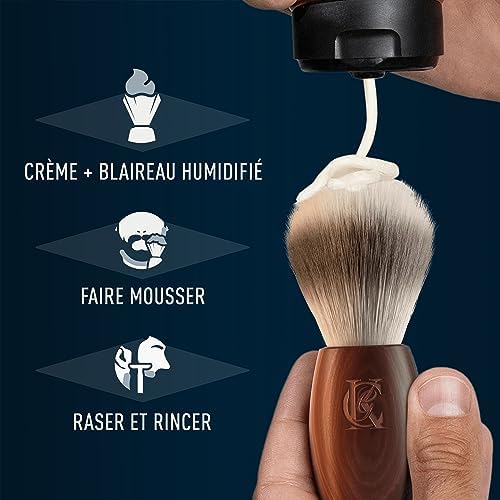 Vue 3 de King Gillette Blaireau