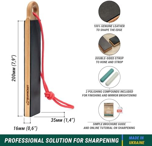 Vue 2 de Beavercraft Strop En Cuir