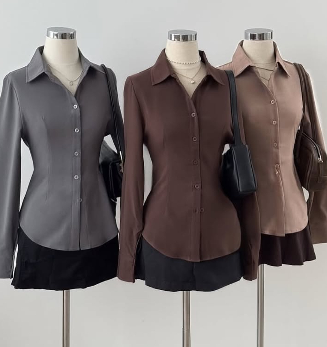 Fitted shirt Solid Shades