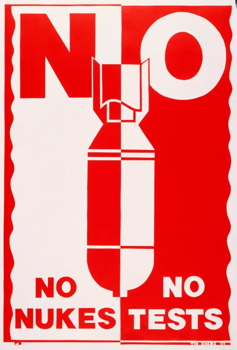 P Debenham, 1984, No. No nukes. No tests image