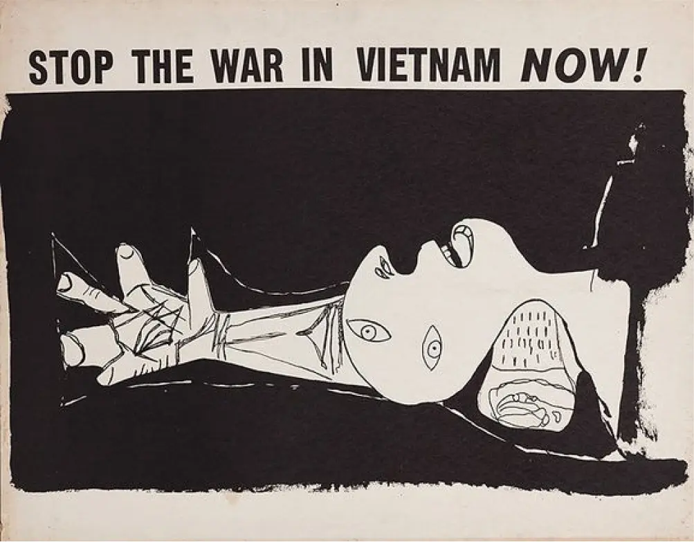 Unknown author, 1970s, Stop the War in Vietnam Now! image