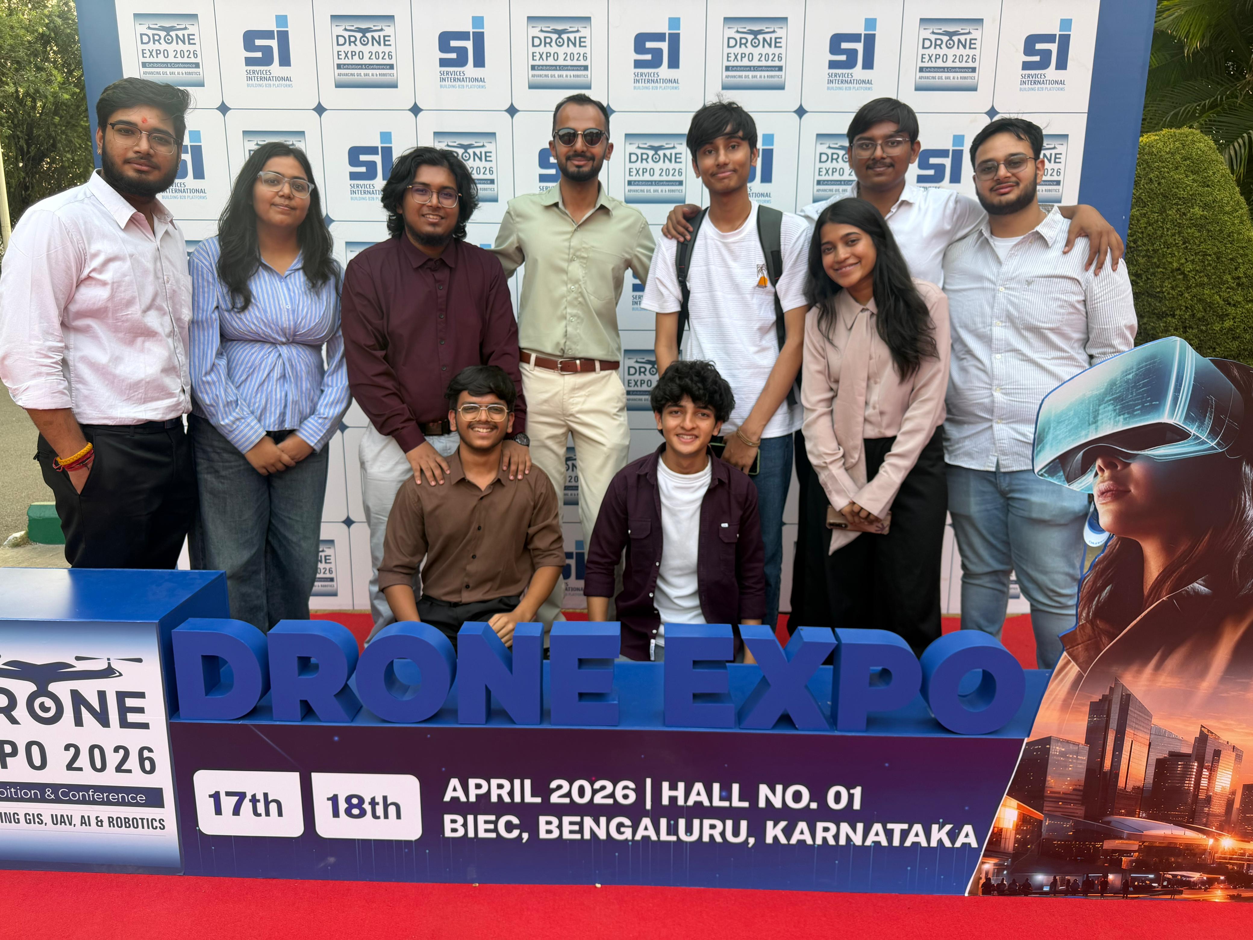 VajraX Team at Drone Expo 2026