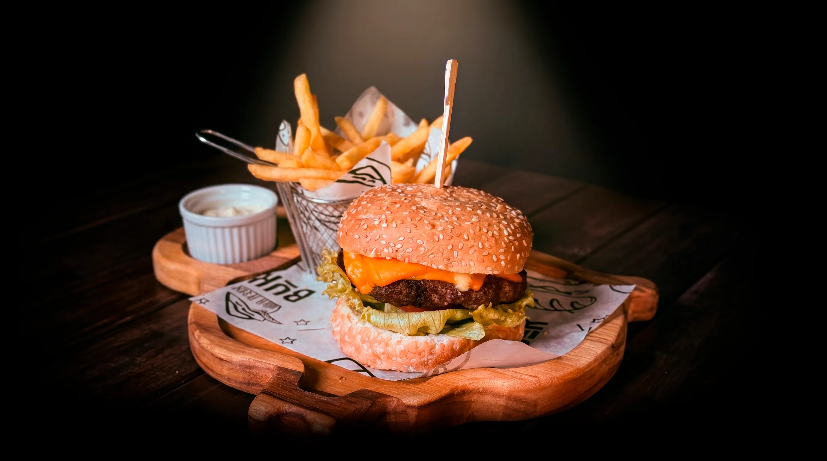 Pork's Burguer Salada