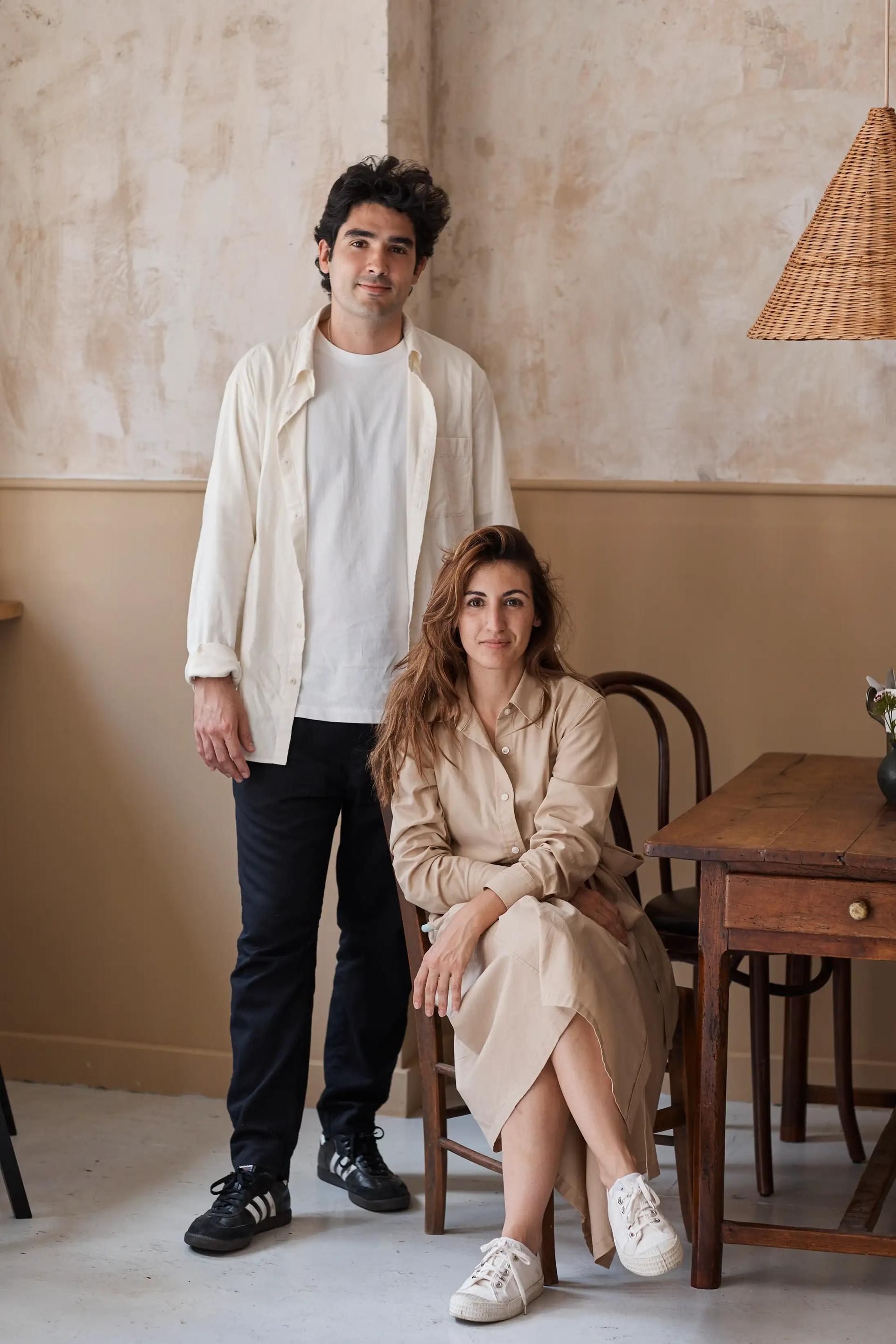 Gabriel and Marta, the founders of Broken Eggs