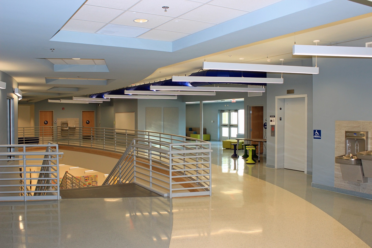 Interior of Thoroughgood Elementary School