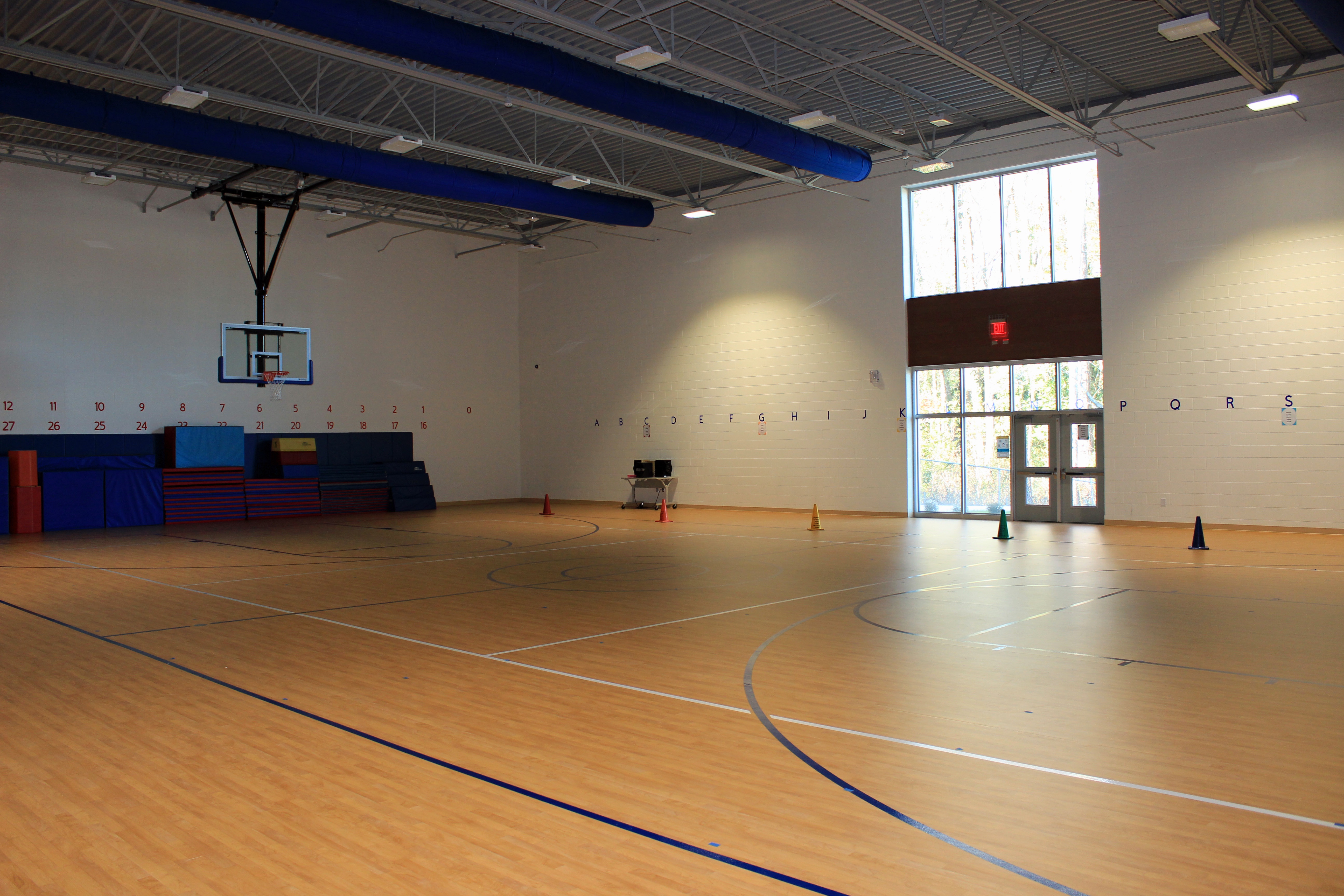 Collaborative learning area at Thoroughgood Elementary School