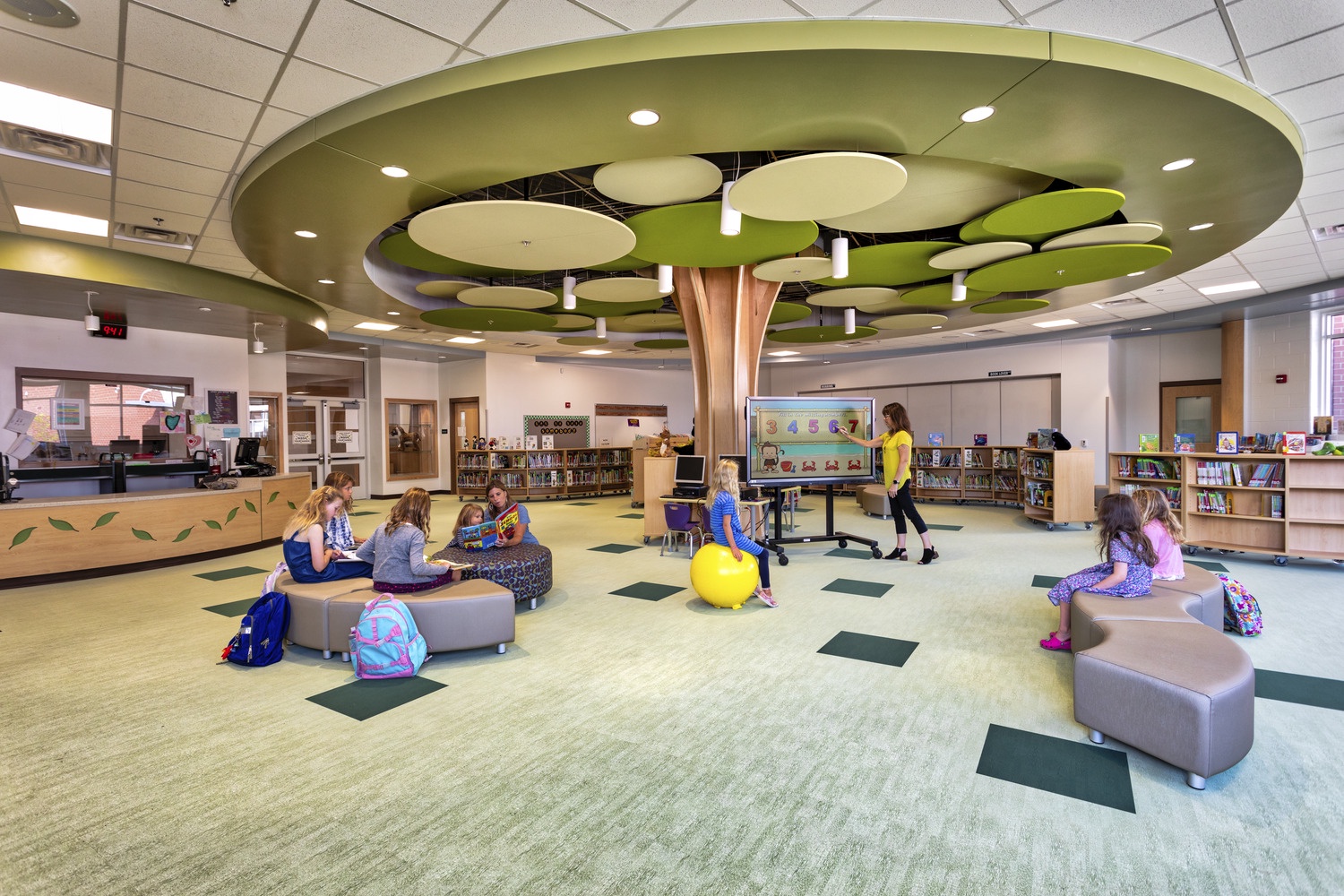 Student learning area at Great Bridge Primary School