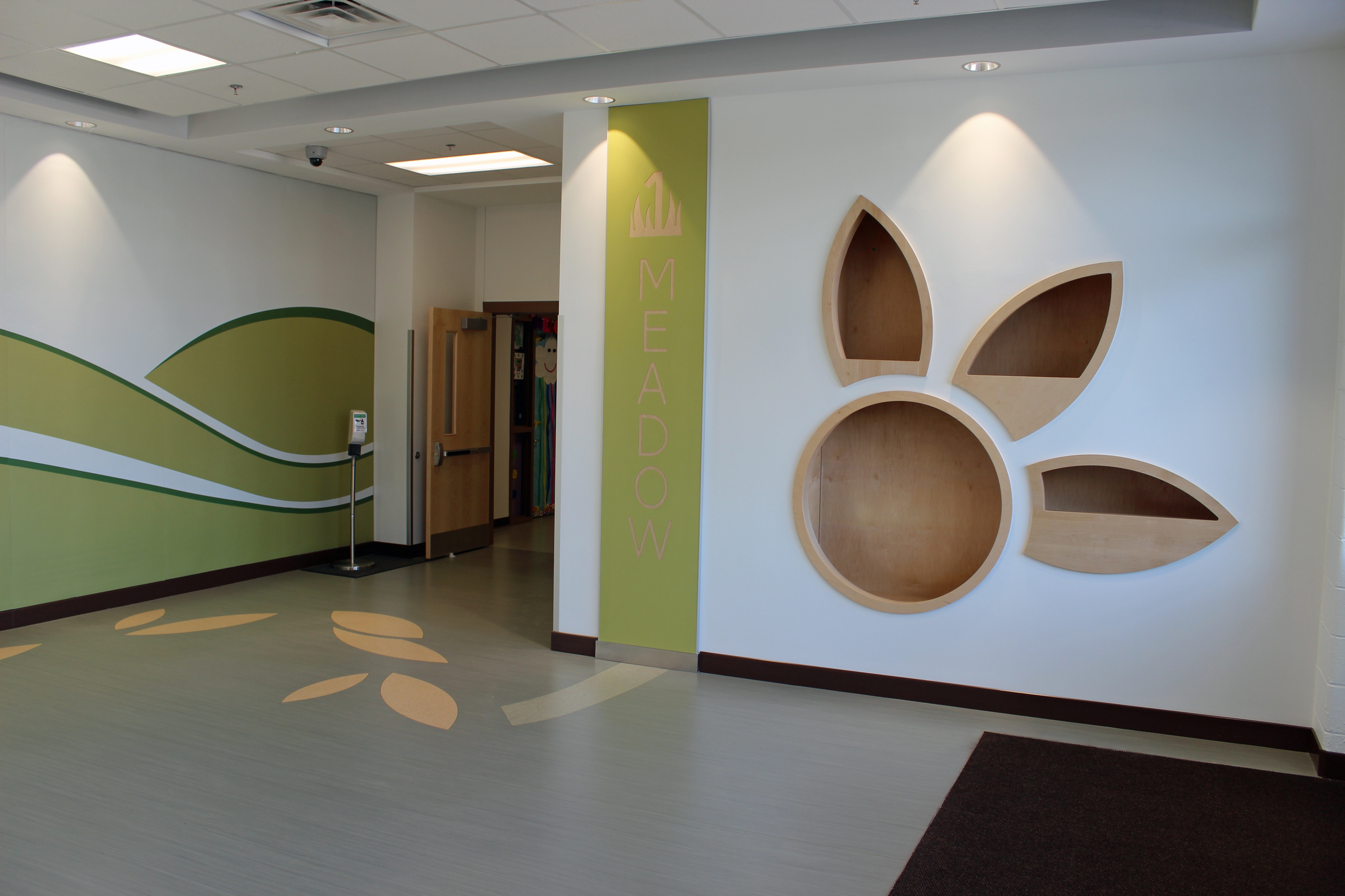 Interior learning space at Great Bridge Primary School