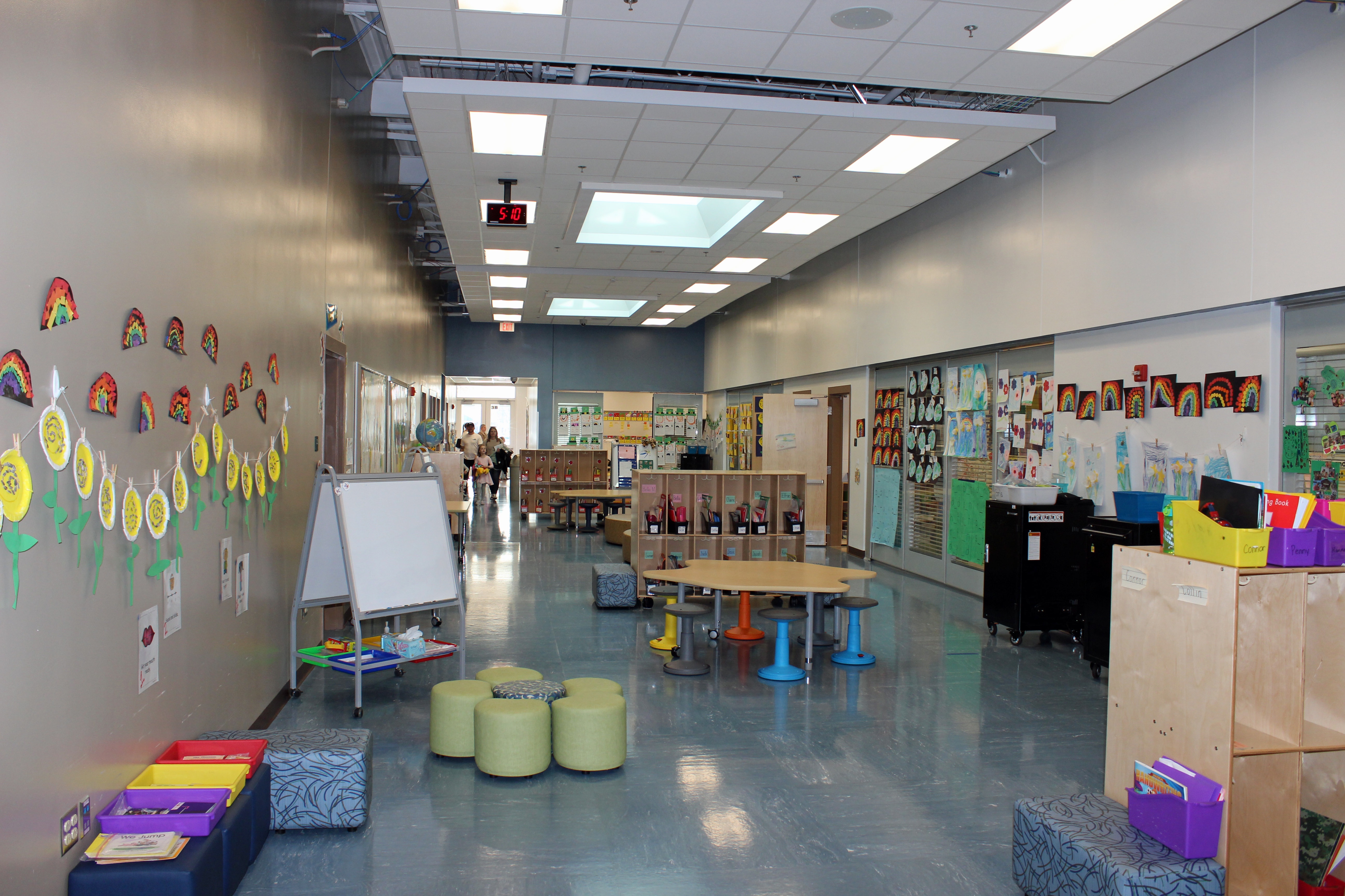 Collaborative learning area at Great Bridge Primary School