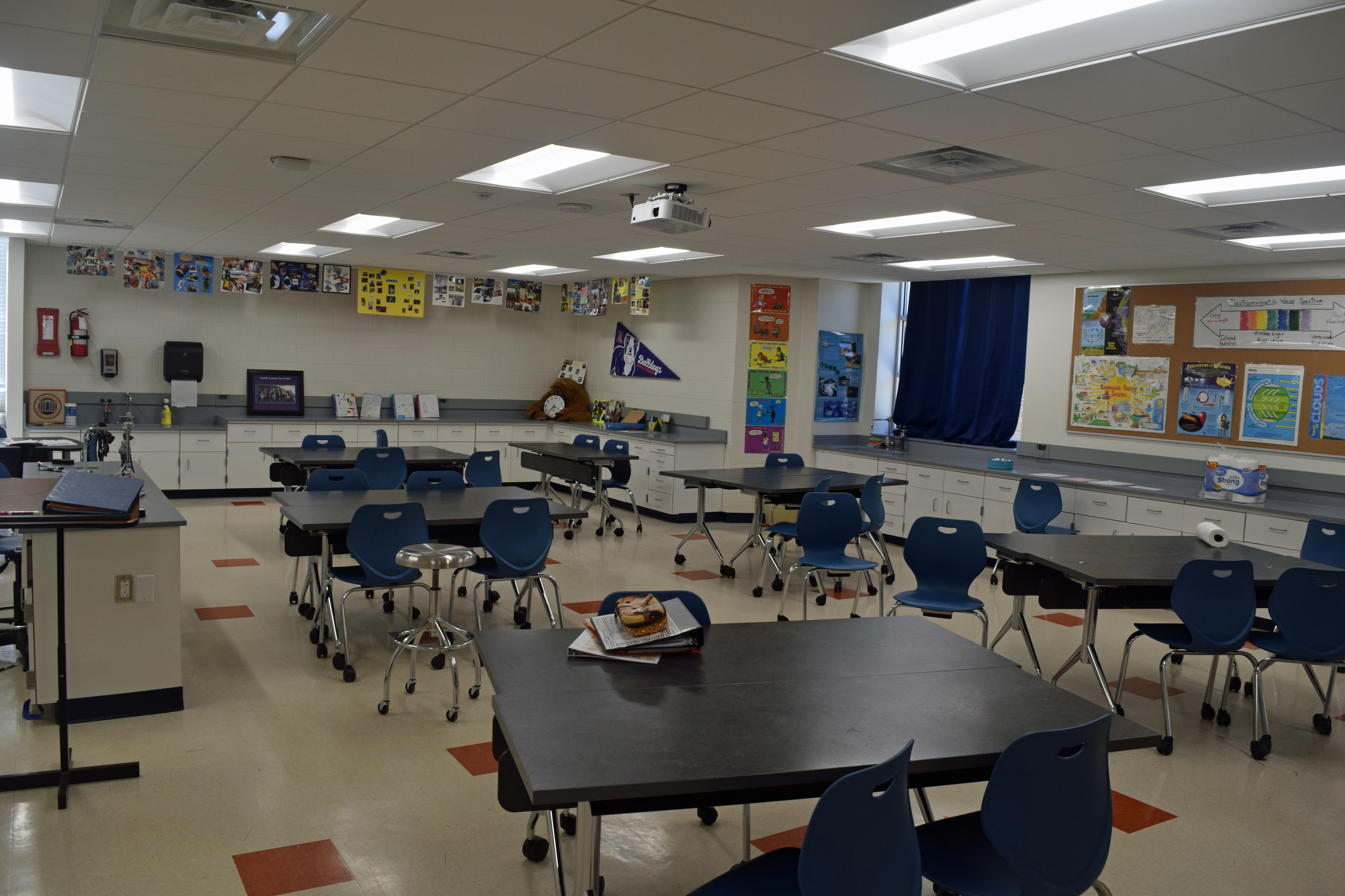 Interior space at Norfolk Academy