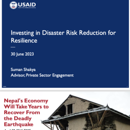 Investing In Disaster Risk Reduction For Resilience