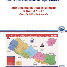 Municipalities In DRR Investments & Role Of MuAN