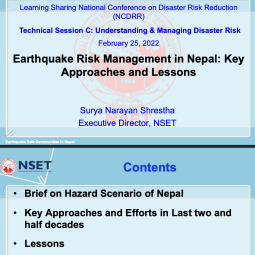 Earthquake Risk Management in Nepal: Key Approaches and Lessons