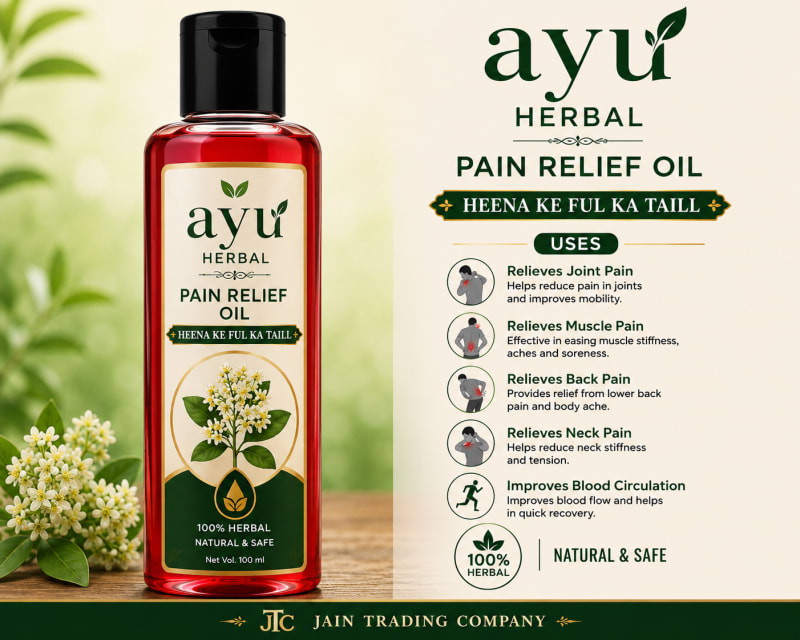 ayu herbal pain  relief oil