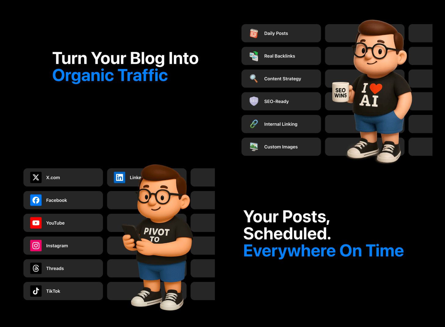 Discount card showing 20 percent off Blog Automation and Content Scheduler