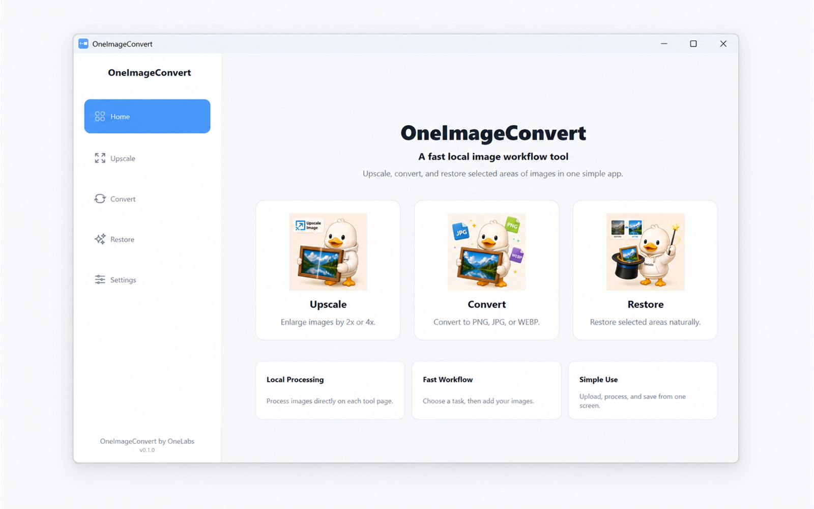 OneImageConvert