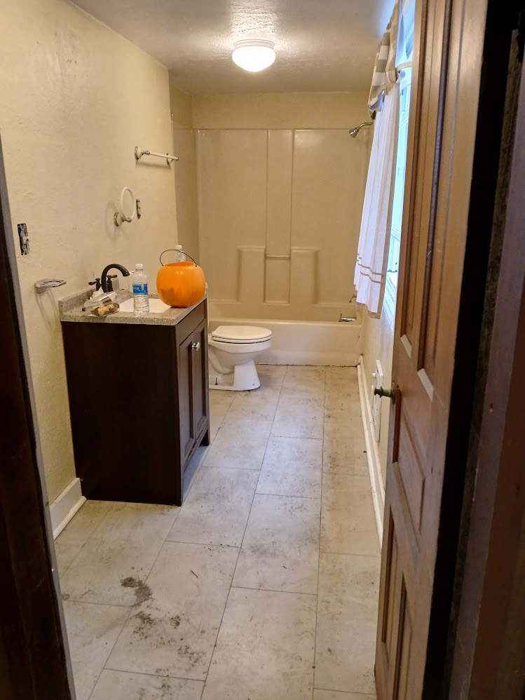 outdated bathroom