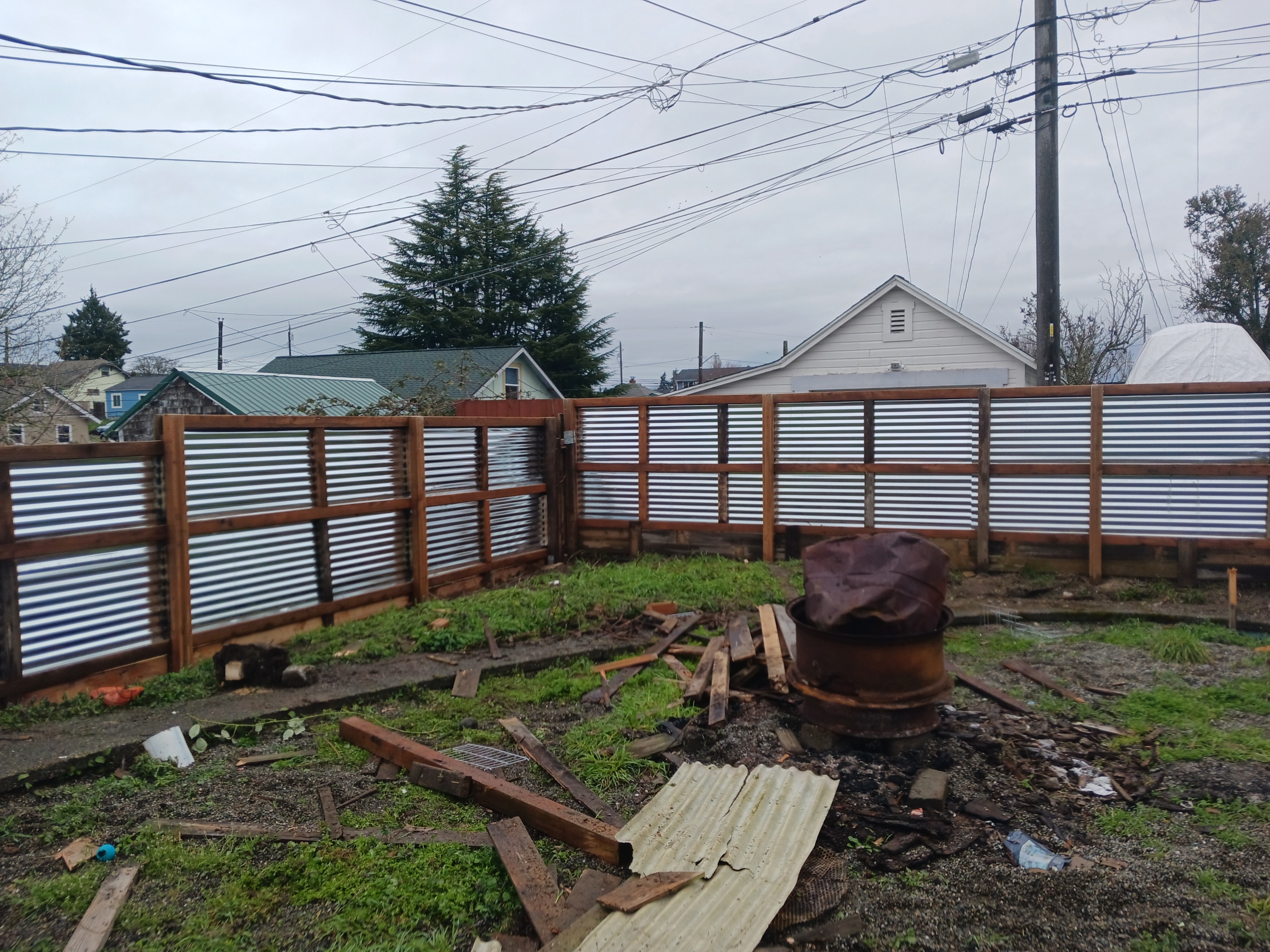 a complete fence tear down and installation