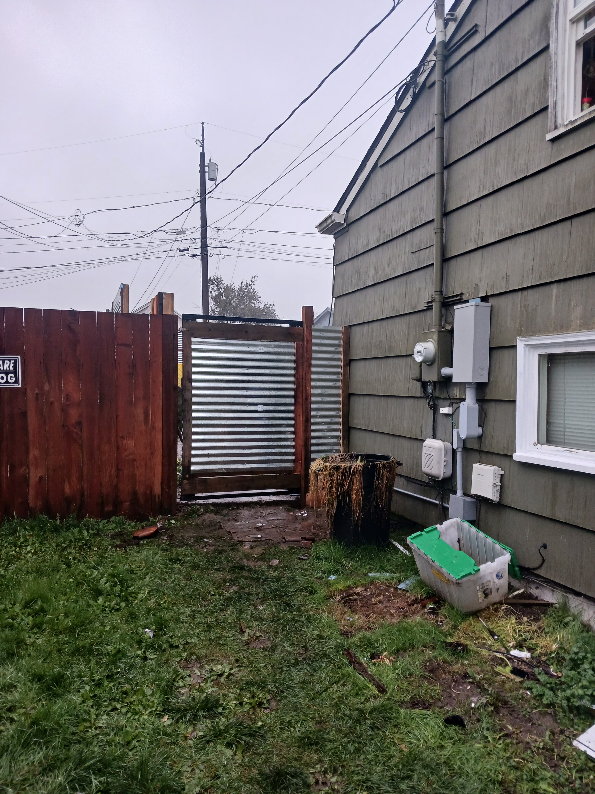 a complete fence tear down and installation