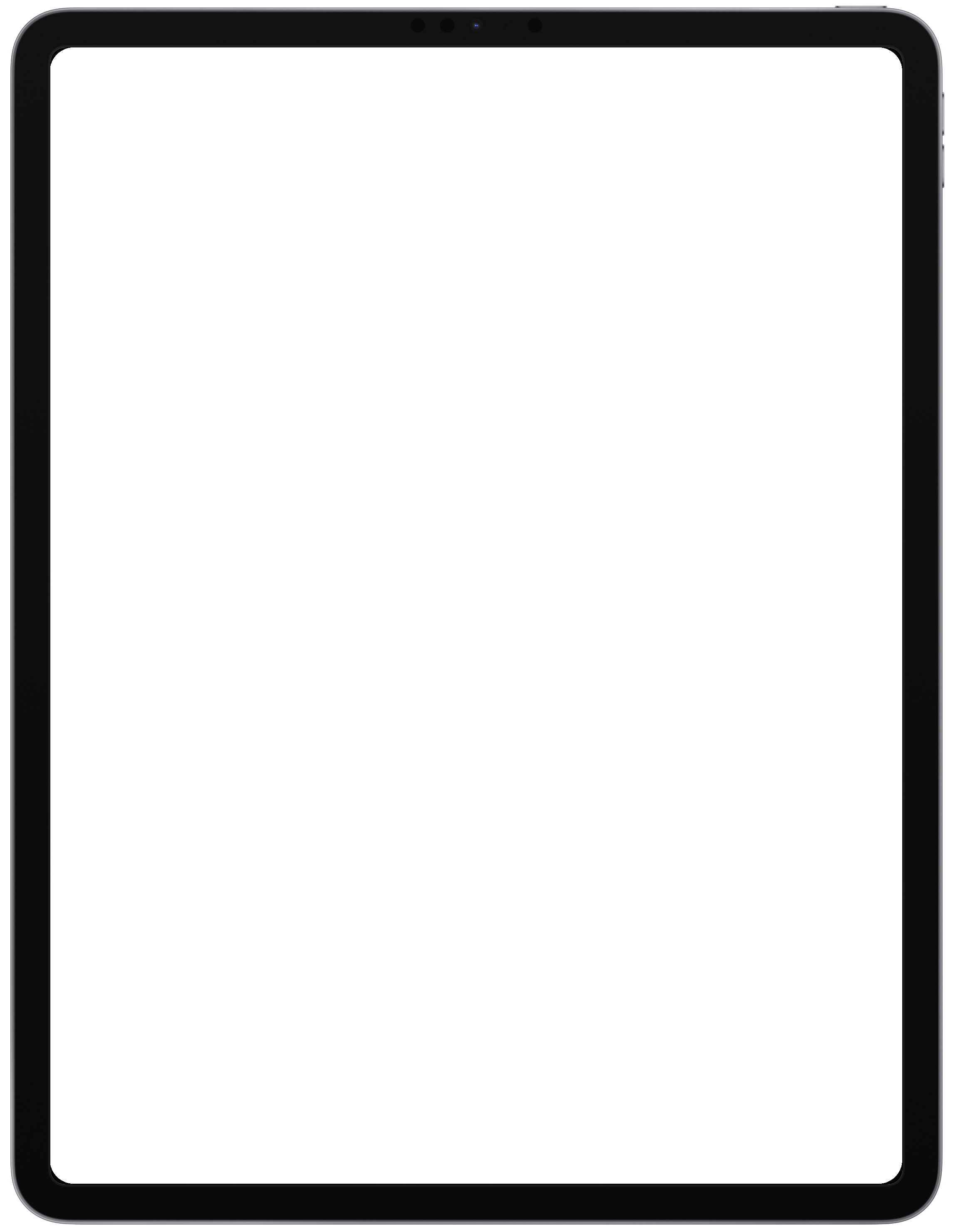 White screen app screenshot