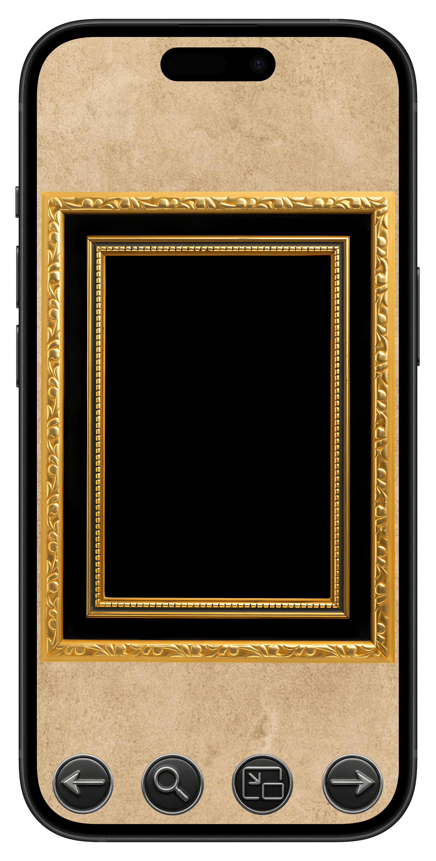 Chic mirror with stylish frames