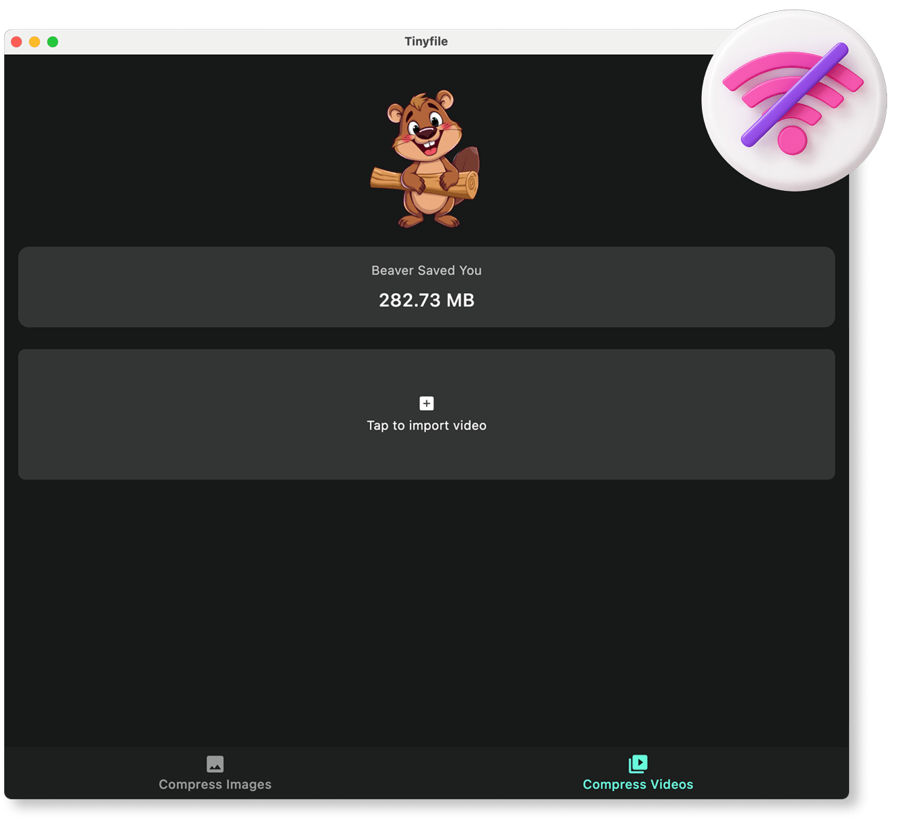 Files never leave your device