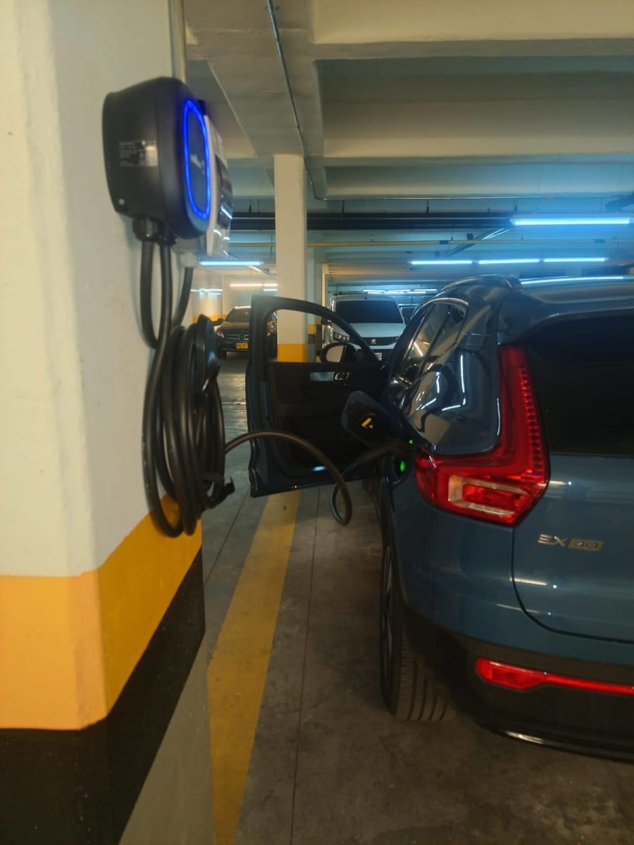 Estación de carga comercial