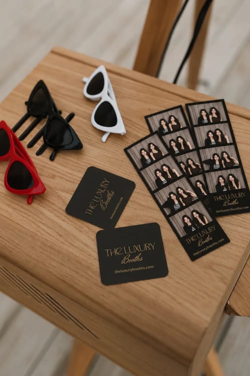 Luxury wedding instant print booth