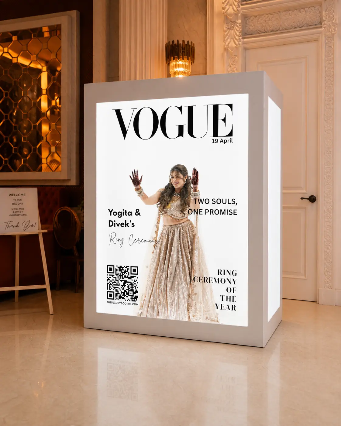 Luxury wedding guest experience by TLB